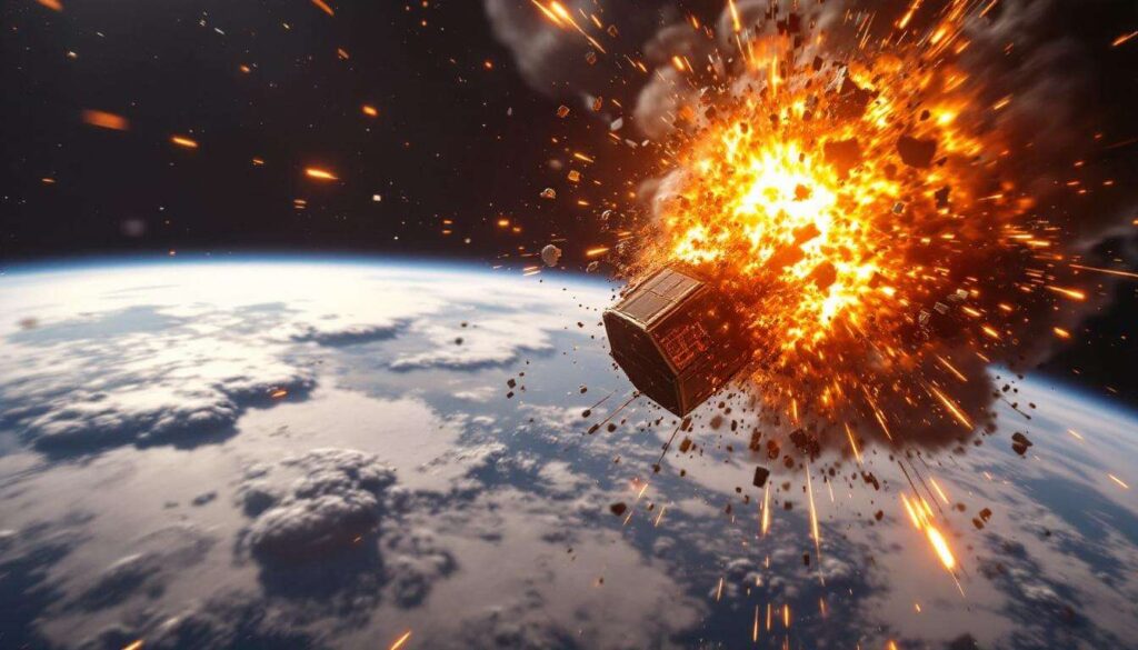 Un satellite Starlink vient d’exploser dans l’espace, et fonce droit vers la Terre