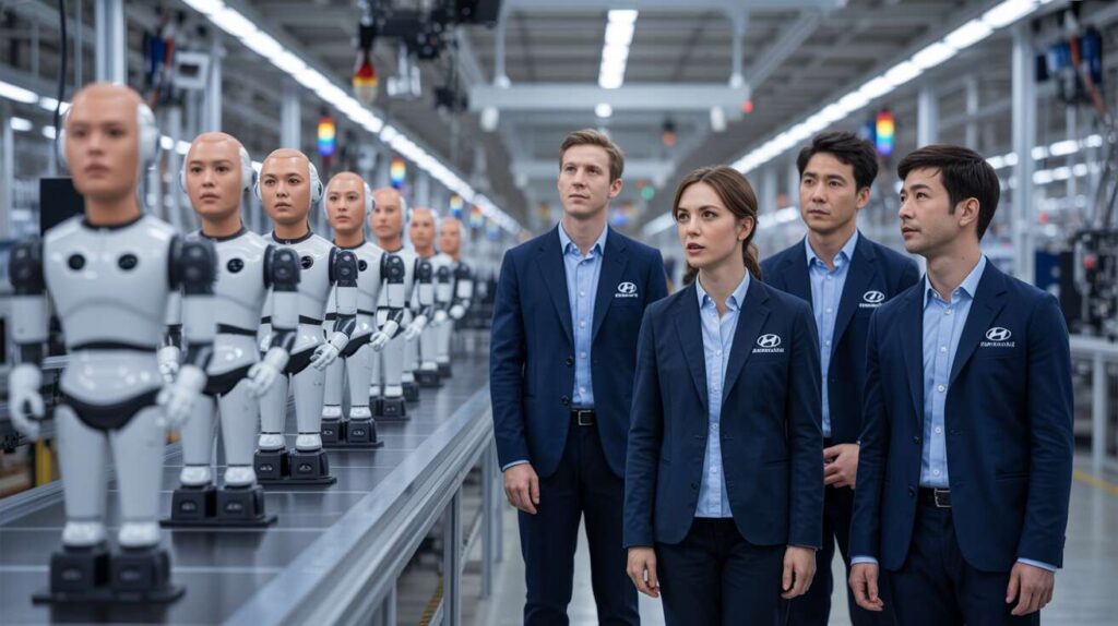 Les employés de Hyundai se soulèvent contre les robots humanoïdes