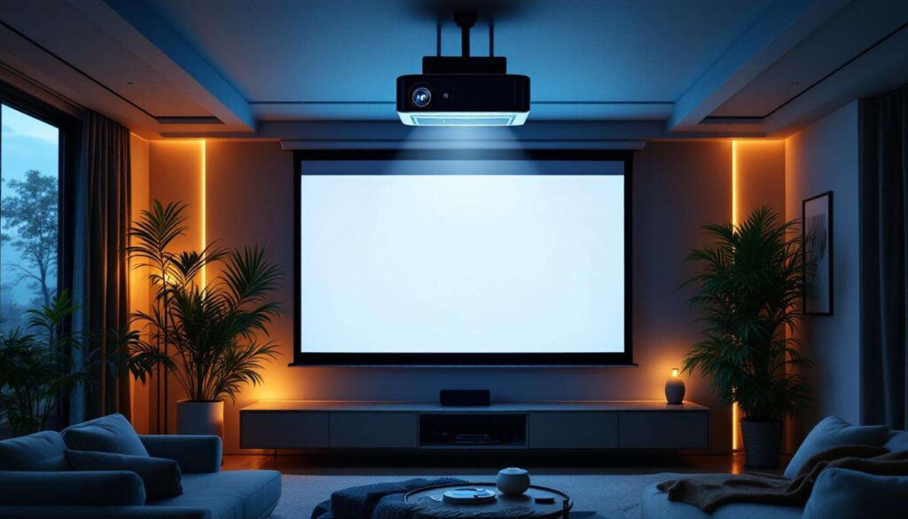 Vidéoprojecteur : pourquoi projeter sur un mur blanc gâche votre expérience